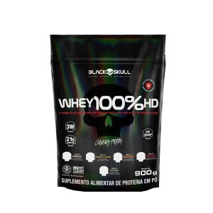 Whey 100%  Hd black skull